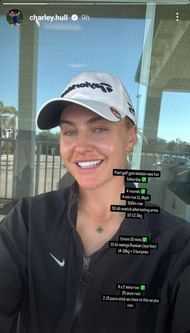 Charley Hull ( via Charley Hull's Instagram story)